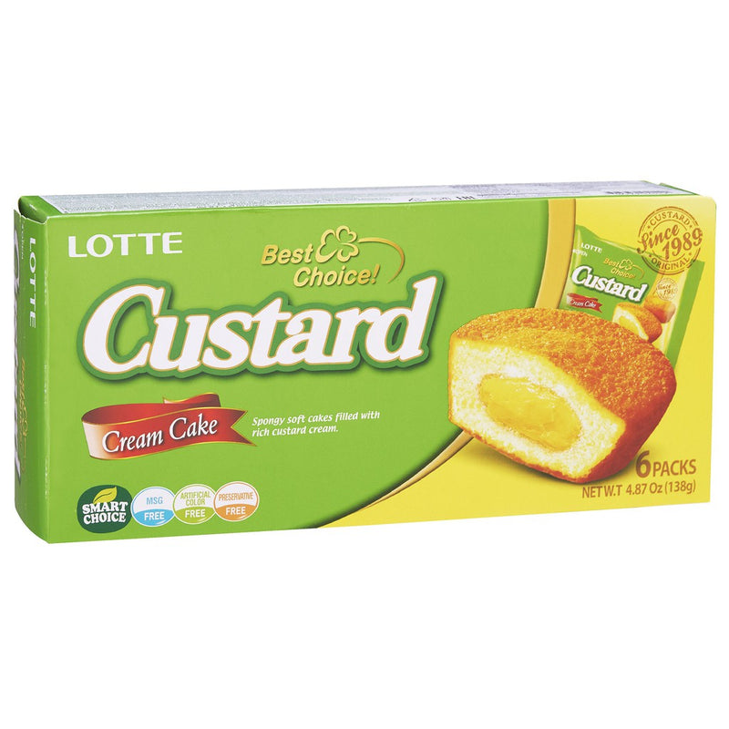 Lotte Custard Cream Cake (138g)(BB: 4th December 2024)