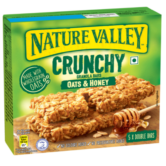 Nature Valley Oats n Honey Crunchy Granola Bars (42gx5)(BB: 31st January 2024)