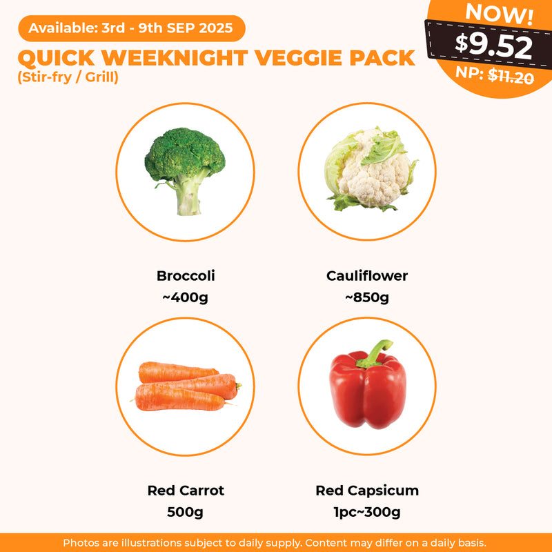 Quick Weeknight Stir-fry / Grill Veggie Pack
