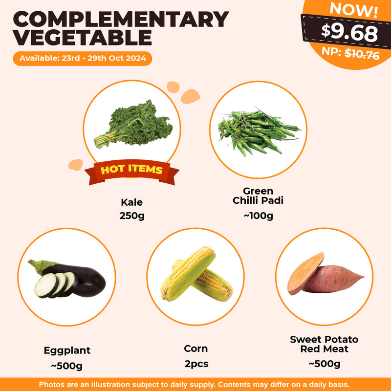 Complementary Vegetable Bundle CA