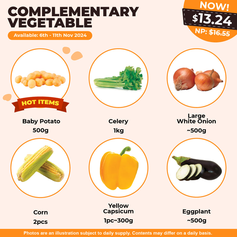 Complementary Vegetable Bundle CC