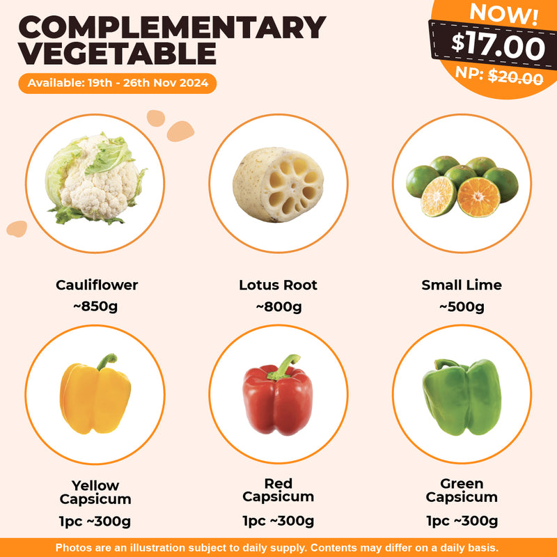 Complementary Vegetable Bundle CE