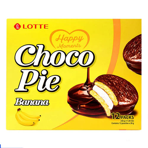 Lotte Choco Pie Banana (336g)(BB: 18th December 2024)