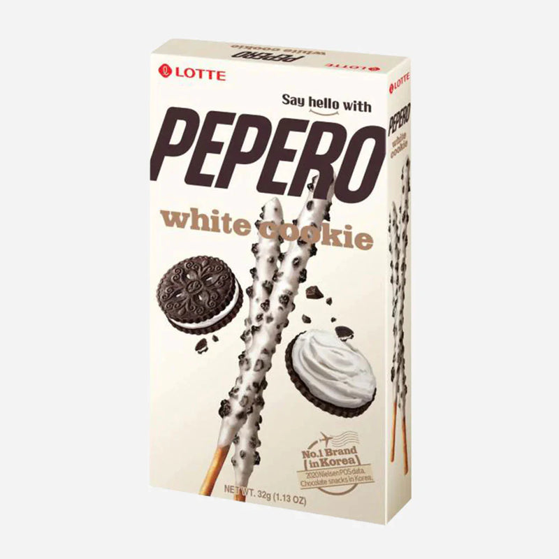 Lotte Pepero White Cookie Stick Biscuits (32g)(BB: 13rd December 2024)