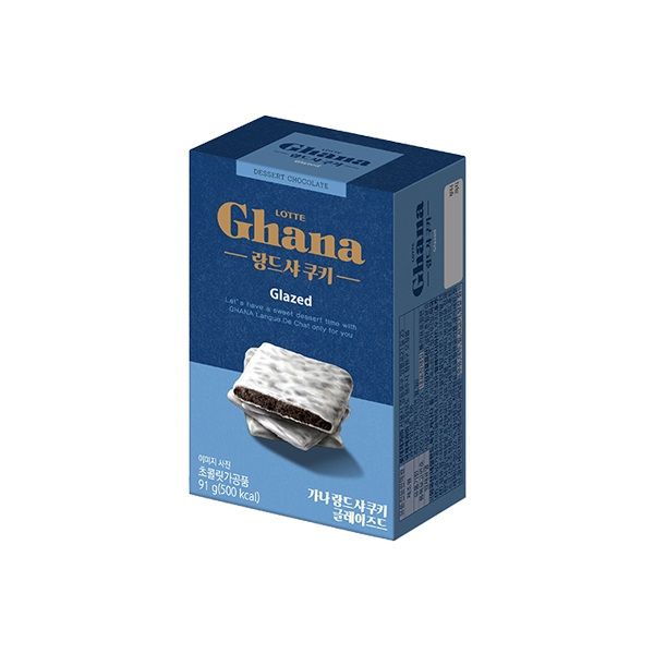 Lotte Ghana Langue De Chat Cookie Glazed (91g)(BB: 19th November 2024)