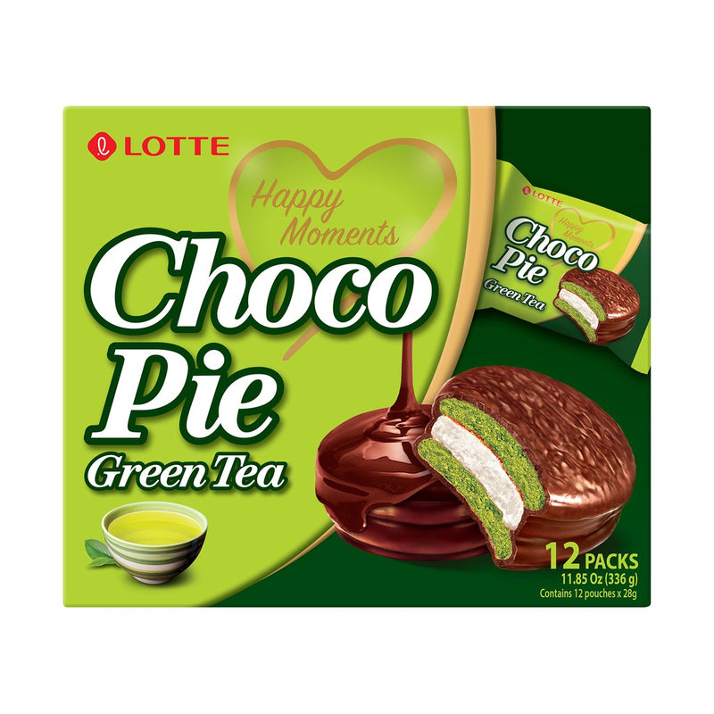 Lotte Choco Pie Green Tea (336g)(BB: 23rd October 2024)