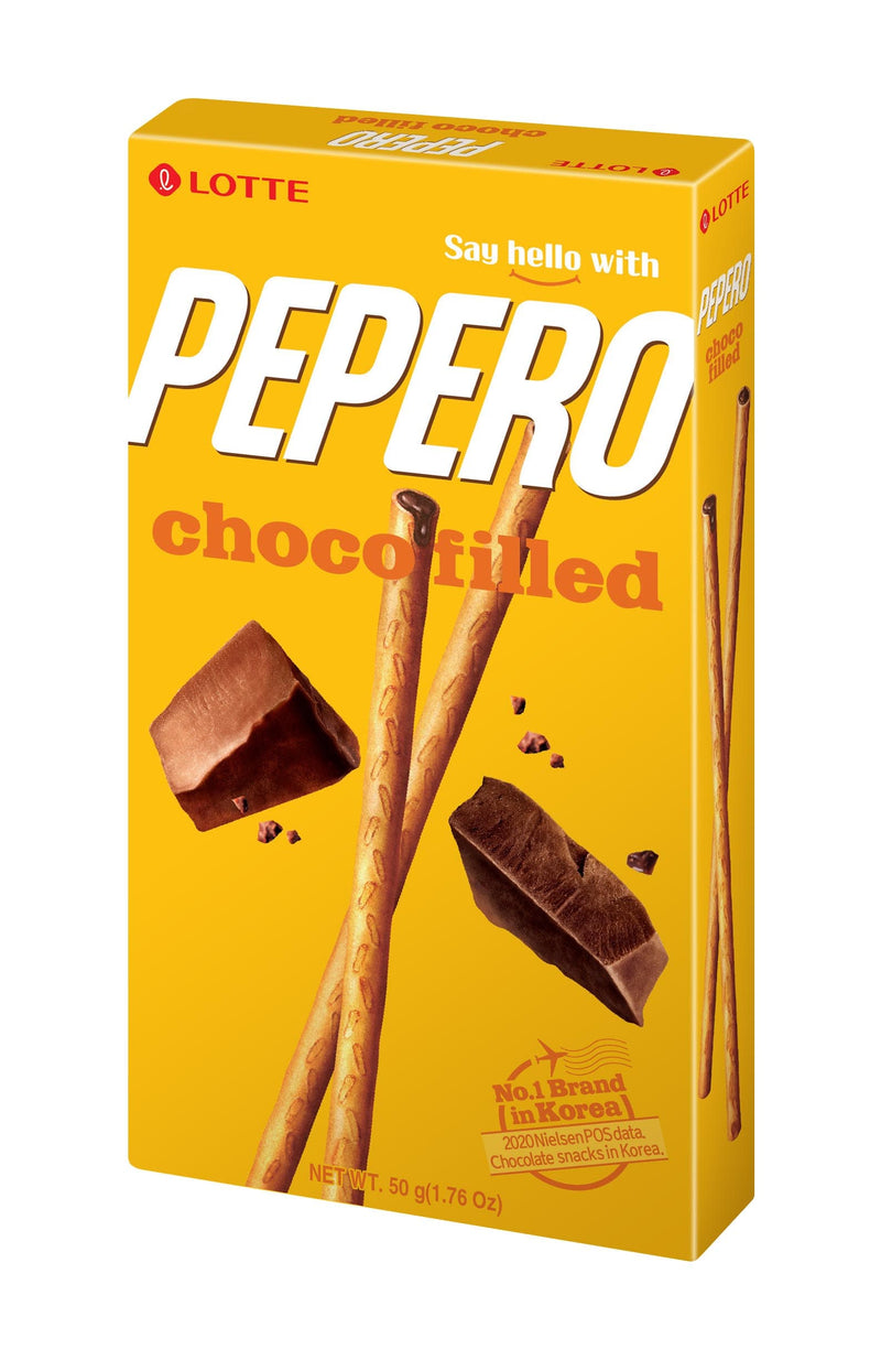 Lotte Pepero Choco Filled Stick Biscuits (45g)(BB: 30th November 2024)