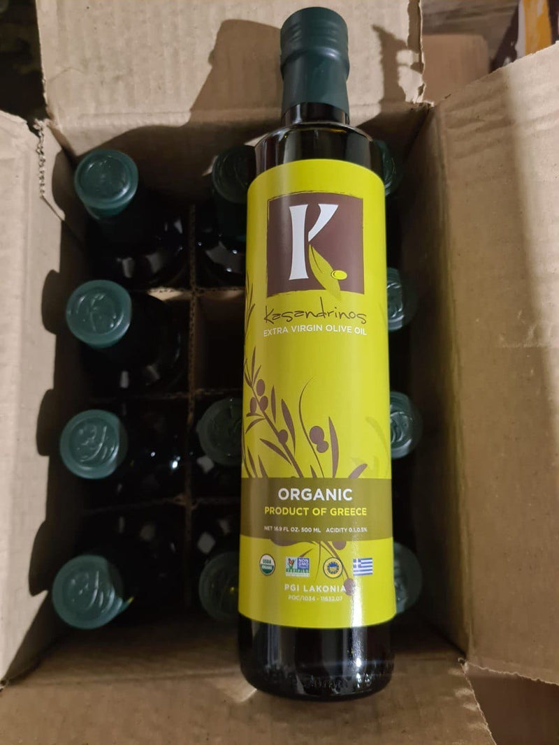 Olive Oil Organic Extra Virgin Olive Oil (Greece) (500ml)(BB: September 2023)